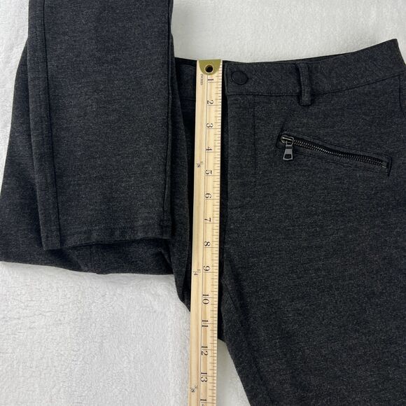 NYDJ Not Your Daughters Crop Pants Womens 8 Gray Straight Leg Slimming Trousers - Picture 12 of 16